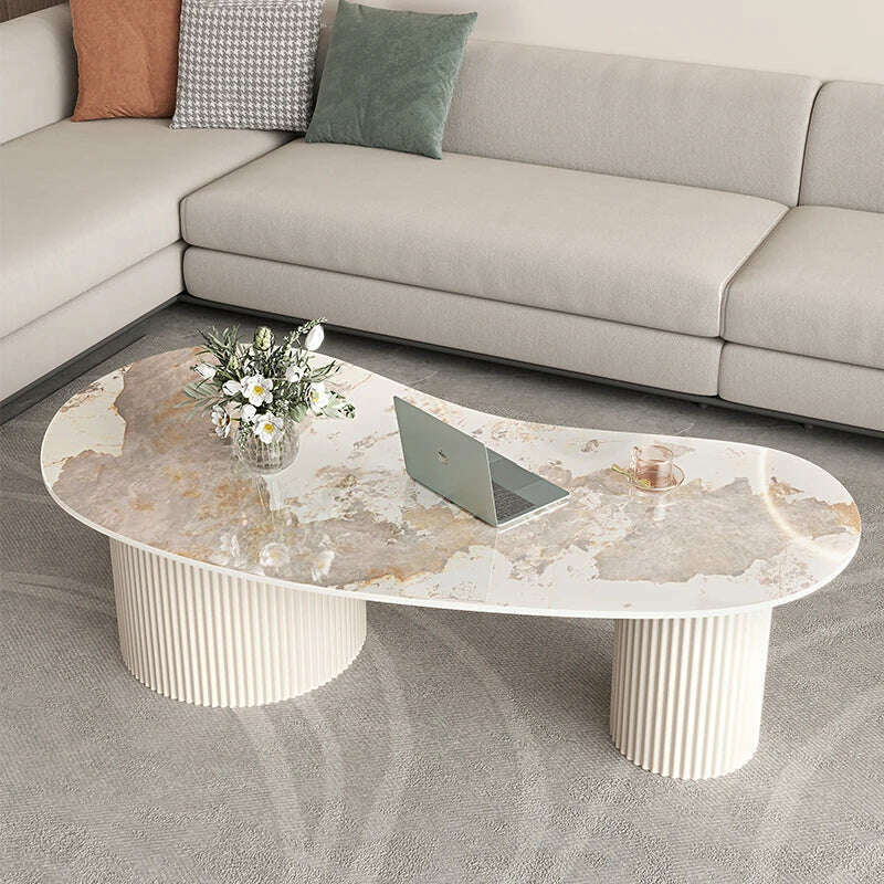 KIMLUD, Round Center Table Accent Living Room Headboards Modern Table Mesa Lateral Nightstands Nordic Mesa De Centro Bedroom Furniture, KIMLUD Womens Clothes