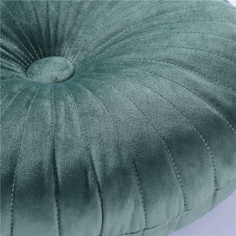 Round Pouf Throw Pillow Tatami Cushion Home Decorative Sofa Cushion Bed Chair Floor Coussin Soft Seat Pillow Pad 35x35cm - KIMLUD