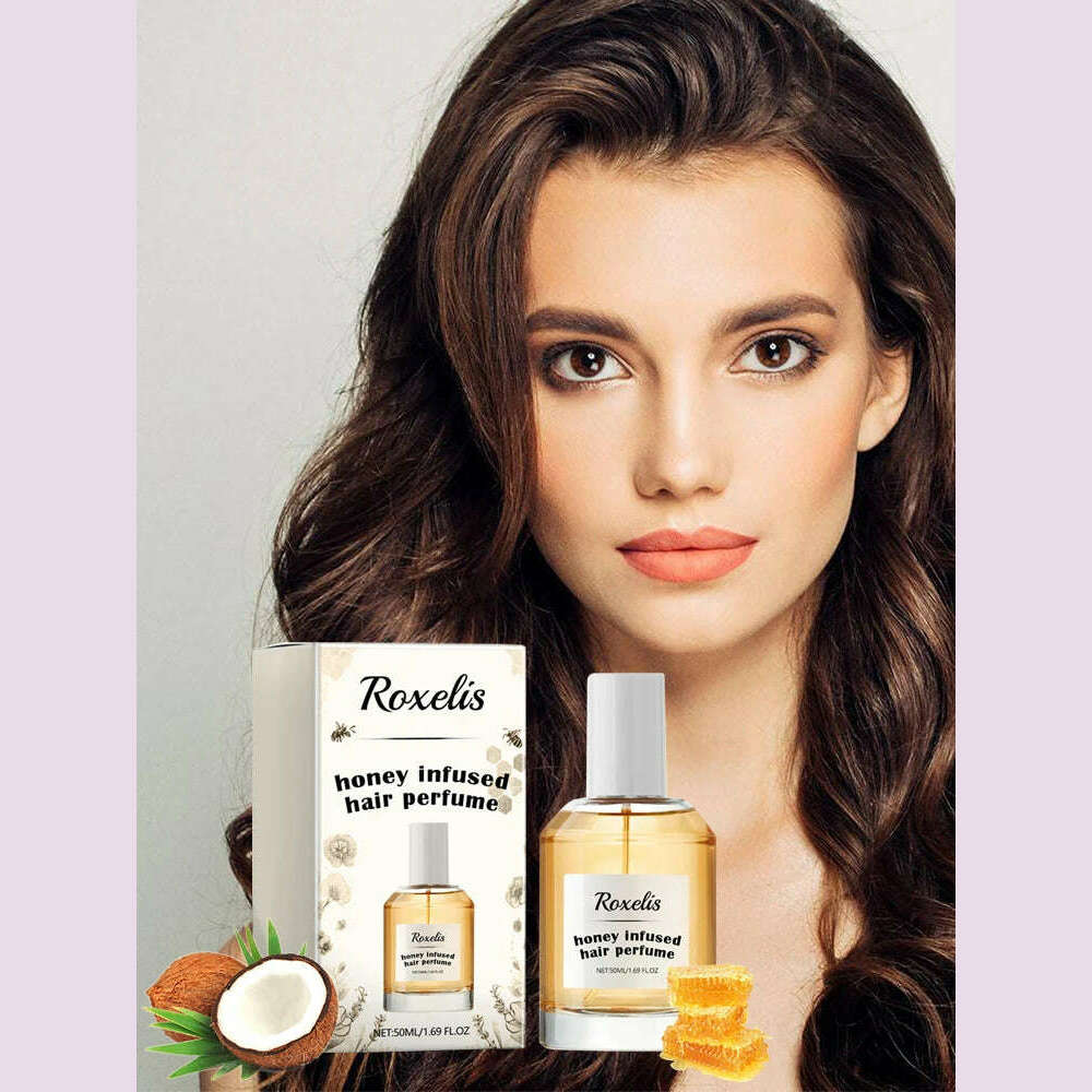 KIMLUD, Roxelis Honey Hair Care Perfume Hair Care Fragrance Nourish and Repair Dry and Coarse Hair Moisturizing Perfume 1.69 oz, KIMLUD Womens Clothes