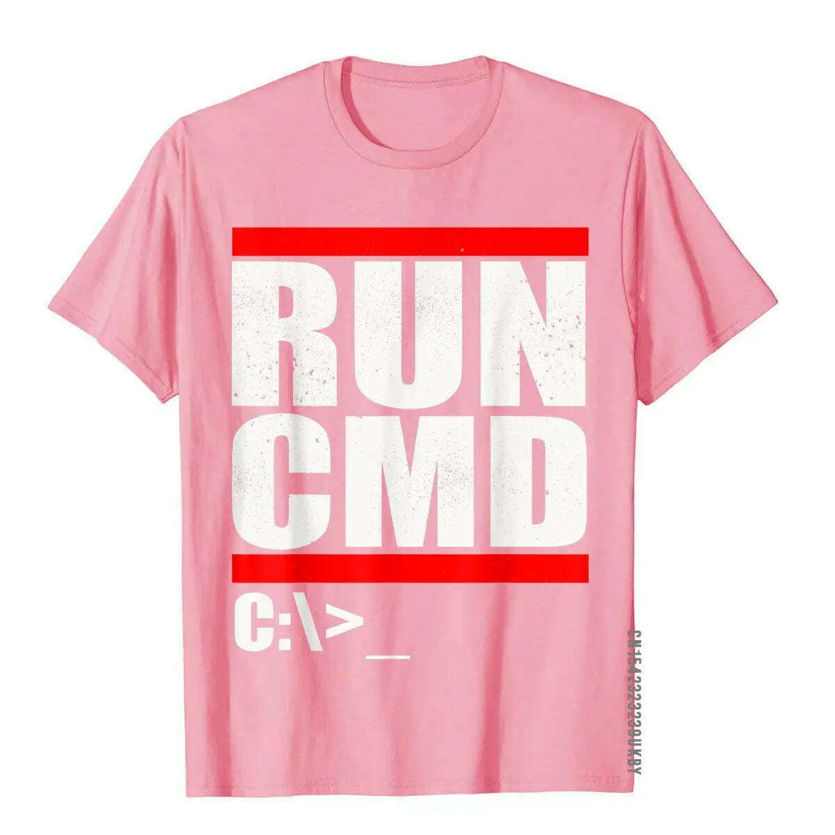 Run CMD T Shirt Computer Nerd T Shirt Camisa3D Style Tops & Tees New Arrival Cotton Men Top T-Shirts - KIMLUD