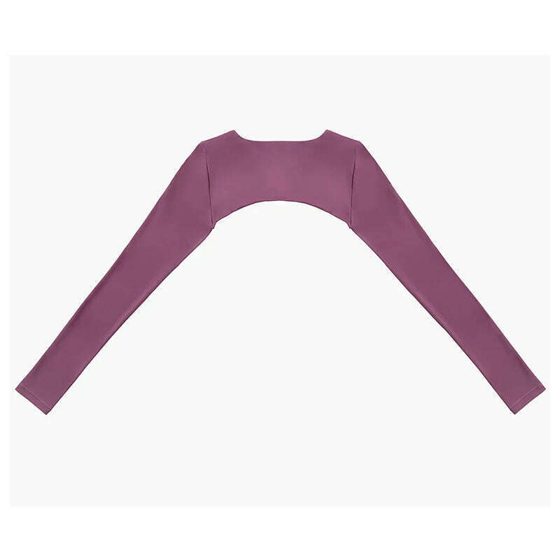 Running Shirt Fitness Tight Woman Work Out Clothing Shawl New Long Sleeve Yoga Tops Sexy Gym Sportswear Yoga Wear For Women - KIMLUD