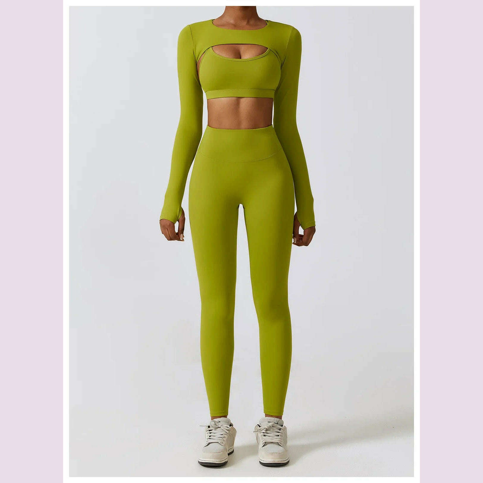 Running Shirt Fitness Tight Woman Work Out Clothing Shawl New Long Sleeve Yoga Tops Sexy Gym Sportswear Yoga Wear For Women - KIMLUD