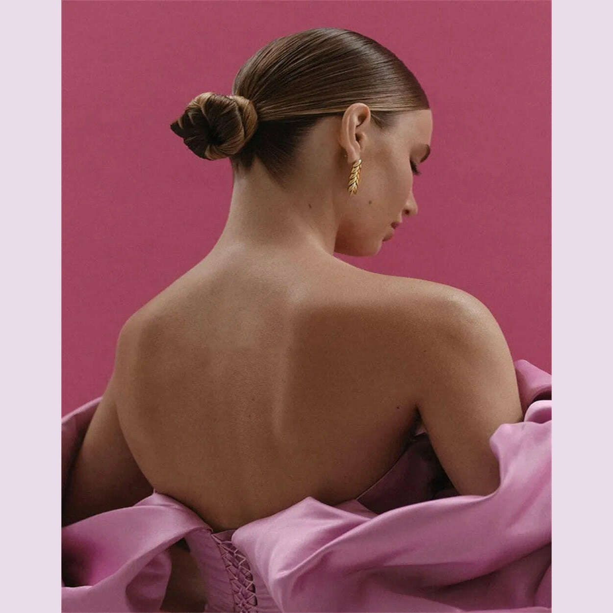 KIMLUD, Sansa Sexy Off Shoulder A-line Prom Dresses Side High Split Vestidos De Noche Gorgeous Pink Thick Satin Vestidos De Fiesta, KIMLUD Womens Clothes