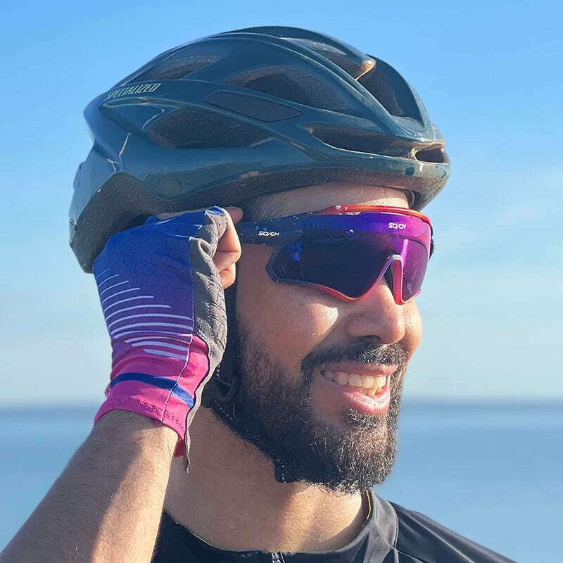 KIMLUD, SCVCN Cycling Polarized Glasses MTB Riding Running Sunglasses Men Women Bike Bicycle Goggles Outdoor Sports Fishing Eyewear, KIMLUD Womens Clothes