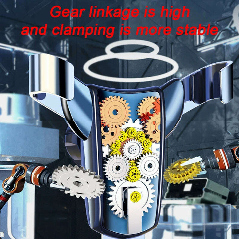 SEAMETAL Car Phone Holder Car Air Vent Mount Mobilephone Bracket GPS Stand Sucker Base for iPhone Samsung Xiaomi Cell Support - KIMLUD