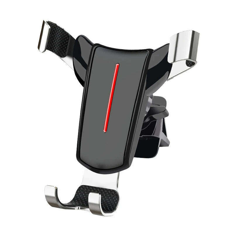 SEAMETAL Car Phone Holder Car Air Vent Mount Mobilephone Bracket GPS Stand Sucker Base for iPhone Samsung Xiaomi Cell Support - KIMLUD