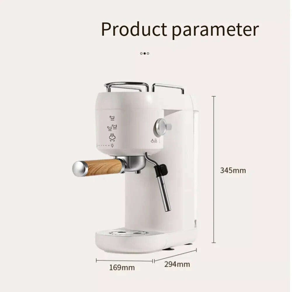 KIMLUD, Semi-automatic Siphon Type Italian Espresso Coffee Machine Household Milk Foam Machine Small Electric Coffee Maker Easy Cleaning, KIMLUD Womens Clothes