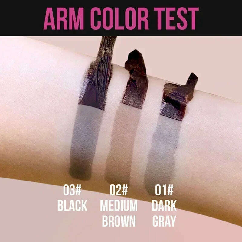 Semi-Permanent Peel Off Dye Eyebrow Cream Waterproof Eye Brow Tattoo Tint 3 Day Long Lasting Tearing Eyebrow Gel Makeup Cosmetic - KIMLUD