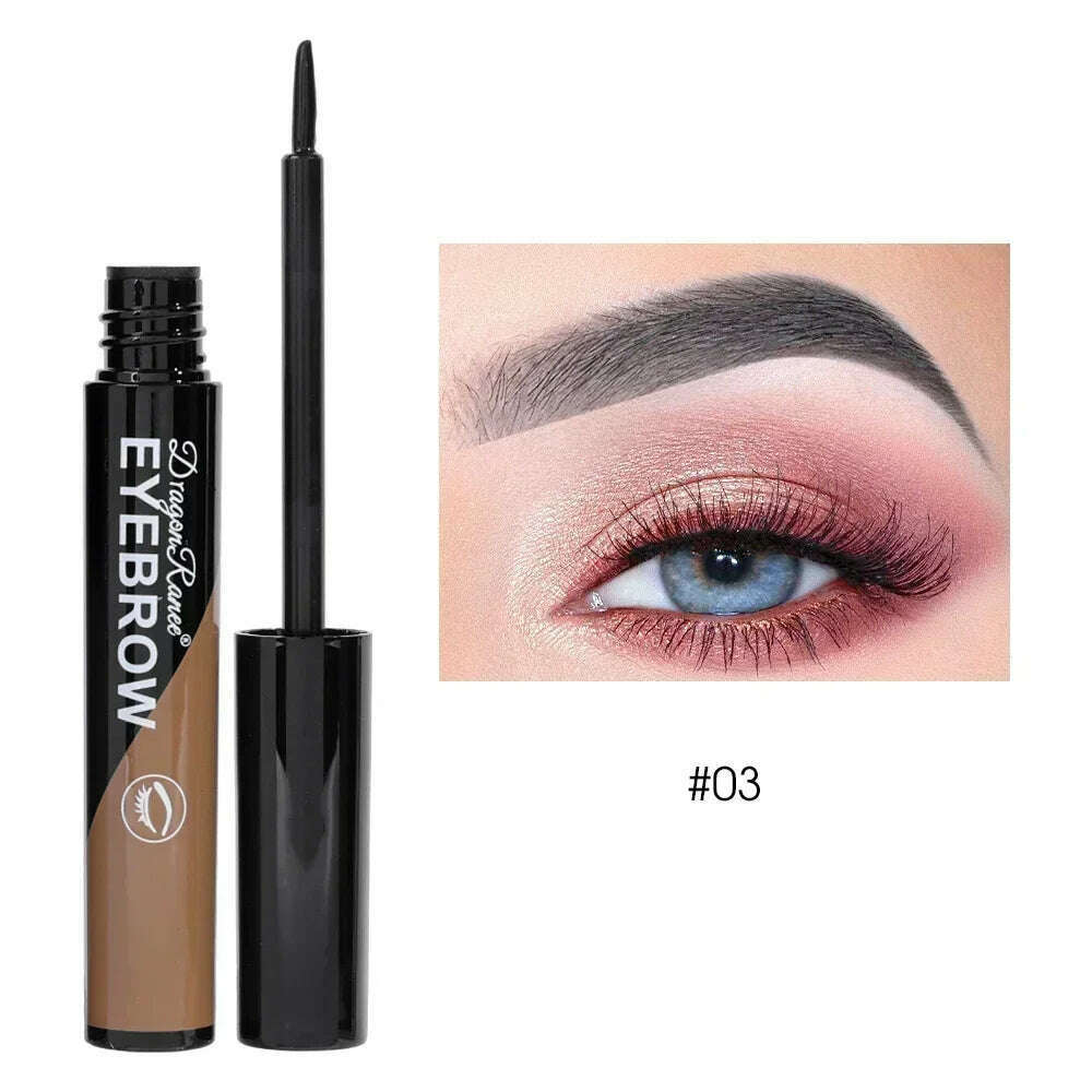 Semi-Permanent Peel Off Dye Eyebrow Cream Waterproof Eye Brow Tattoo Tint 3 Day Long Lasting Tearing Eyebrow Gel Makeup Cosmetic - KIMLUD