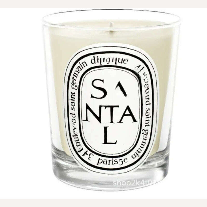 KIMLUD, Senior Romantic Scented Candles France Fragrance Mood Diffuser Fresh Light Home Fragrance Lasting Air Companion Aroma Gift, SANTAL190g, KIMLUD APPAREL - Womens Clothes