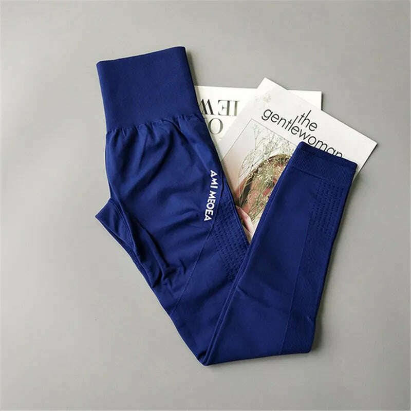 KIMLUD, Sexy Women Leggings Women's trousers Butt Push Up Fitness Legging Slim High Waist Leggins Mujer Seamless Fitness Legging, Dark Blue / S, KIMLUD APPAREL - Womens Clothes