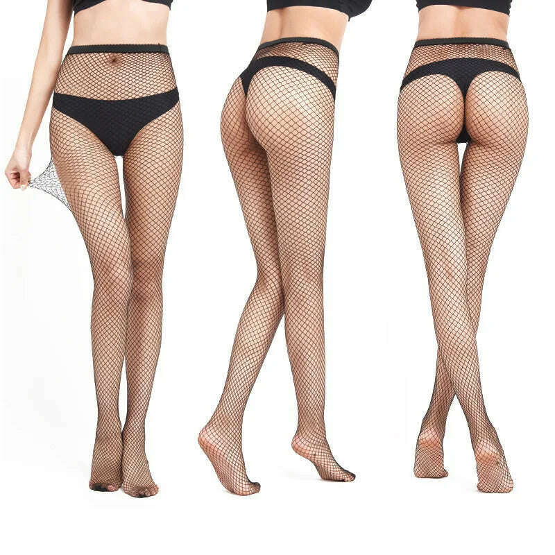 Sexy Women's Leopard Print Mesh Fishnet Net Pantyhose Stockings Party Tights Socks Stockings Lolita JK G Tights Gothic Clothes - KIMLUD