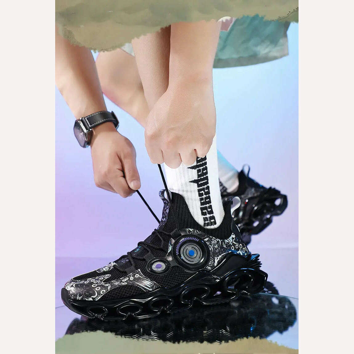 Shoes men Sneakers Male casual Mens Shoes tenis Luxury shoes Trainer Race Breathable Shoes fashion loafers running Shoes for men - KIMLUD