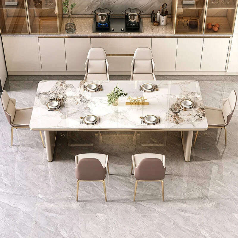KIMLUD, Side Console Dining Tables Center Reception Wall Modern Dining Tables Restaurant Room Articulos Para El Hogar Salon Furniture, KIMLUD Womens Clothes