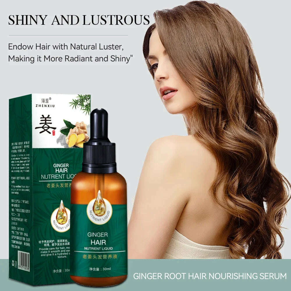 KIMLUD, Silky Softening Nutritional Liquid Hair Oil Ginger essence Natural Extract Smooth Mild Formula Anti itching Nourishing Clear, KIMLUD Womens Clothes