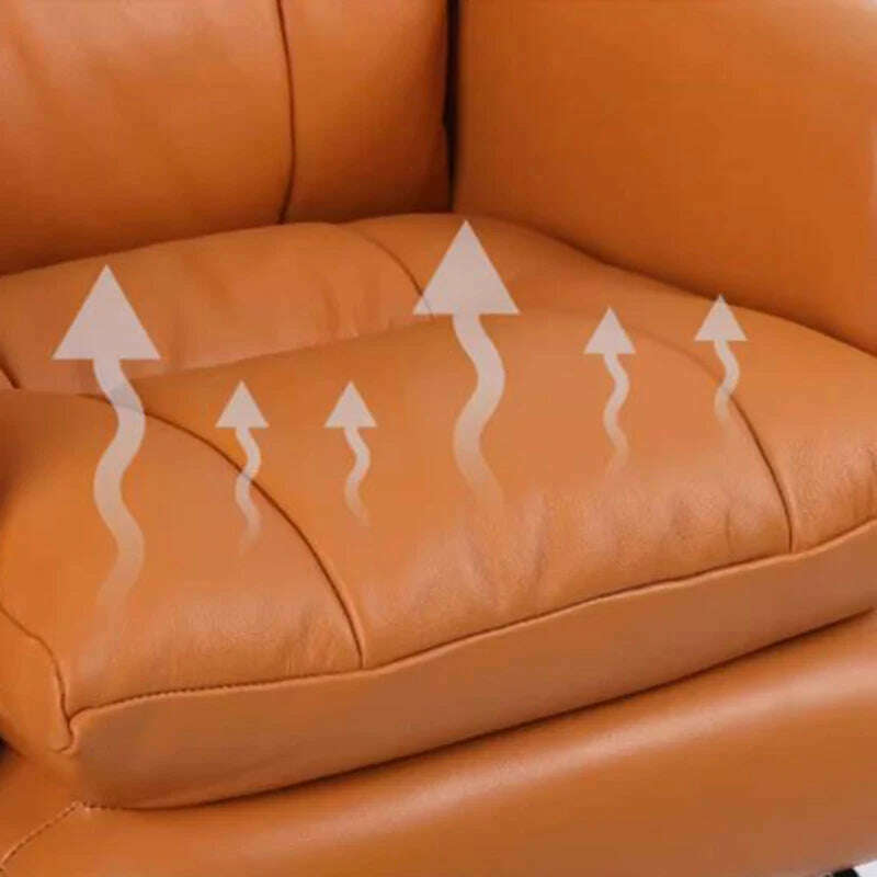 Simplicity Leather Office Chairs Meeting Swivel Modern Computer Office Chairs Ergonomic Boss Office Furniture Bureaustoel LLOC - KIMLUD