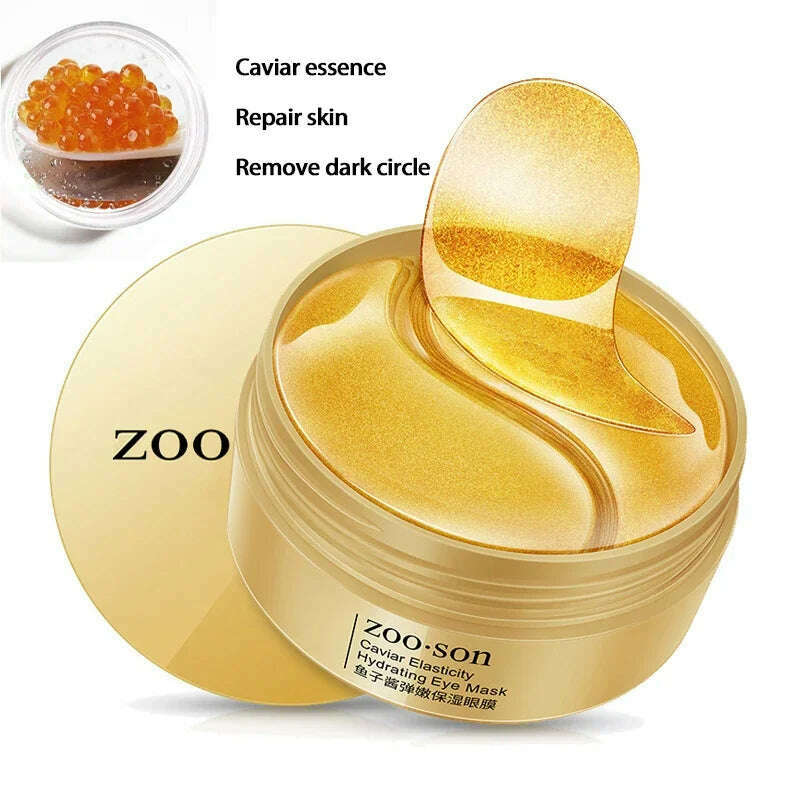 KIMLUD, Skincare Products 24K Gold Hyaluronic Acid Eye Mask Remove Dark Eye Circles Collagen Eye Patches Korean Face Care Product, KIMLUD Womens Clothes