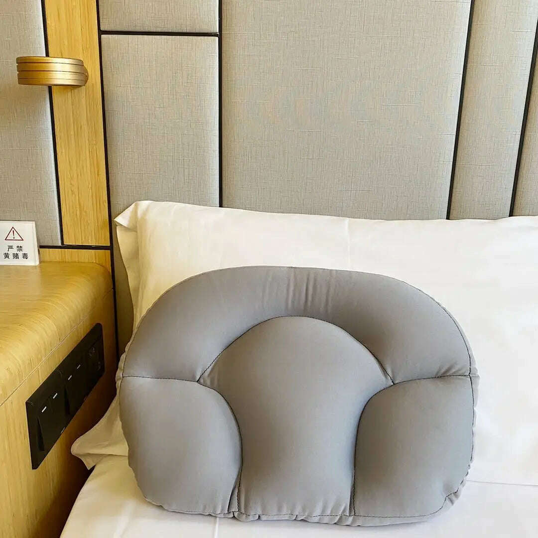 KIMLUD, Sleep Pillows Egg Sleeper Memory Foam Soft Orthopedic Neck Pillow Almighty Microsphere Foam Soft Butterfly Shaped Foam Cushion, KIMLUD Womens ClothesKIMLUD, Sleep Pillows Egg Sleeper Memory Foam Soft Orthopedic Neck Pillow Almighty Microsphere Foam Soft Butterfly Shaped Foam Cushion, light gray, KIMLUD APPAREL - Womens Clothes