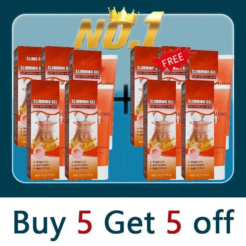 KIMLUD, Slimming Gel Fat Burning Full Body Sculpting Man 7 Days Powerful Weight Loss Woman Fast Belly Slimming Products Fat Burner, 10 pc, KIMLUD APPAREL - Womens Clothes