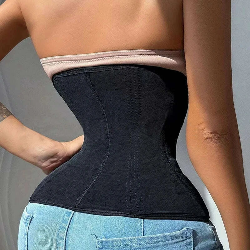 Slimming Waist Trainer Mesh Body Shaper Fajas Colombian Girdles Postpartum Tummy Control Belt Corset Weight Loss Shapewear Strap