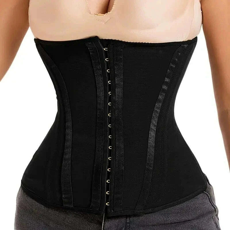 Slimming Waist Trainer Mesh Body Shaper Fajas Colombian Girdles Postpartum Tummy Control Belt Corset Weight Loss Shapewear Strap