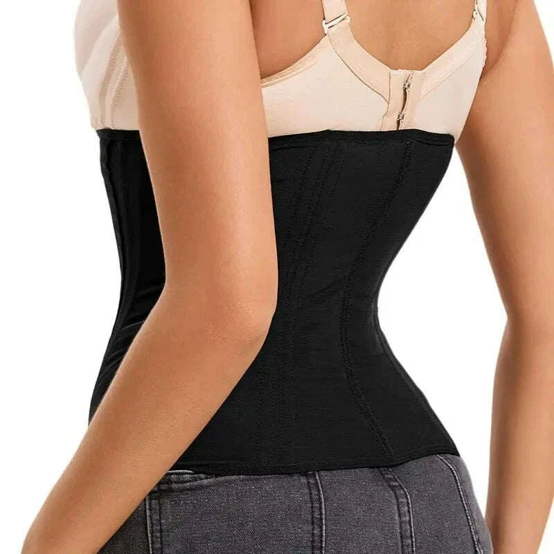 Slimming Waist Trainer Mesh Body Shaper Fajas Colombian Girdles Postpartum Tummy Control Belt Corset Weight Loss Shapewear Strap