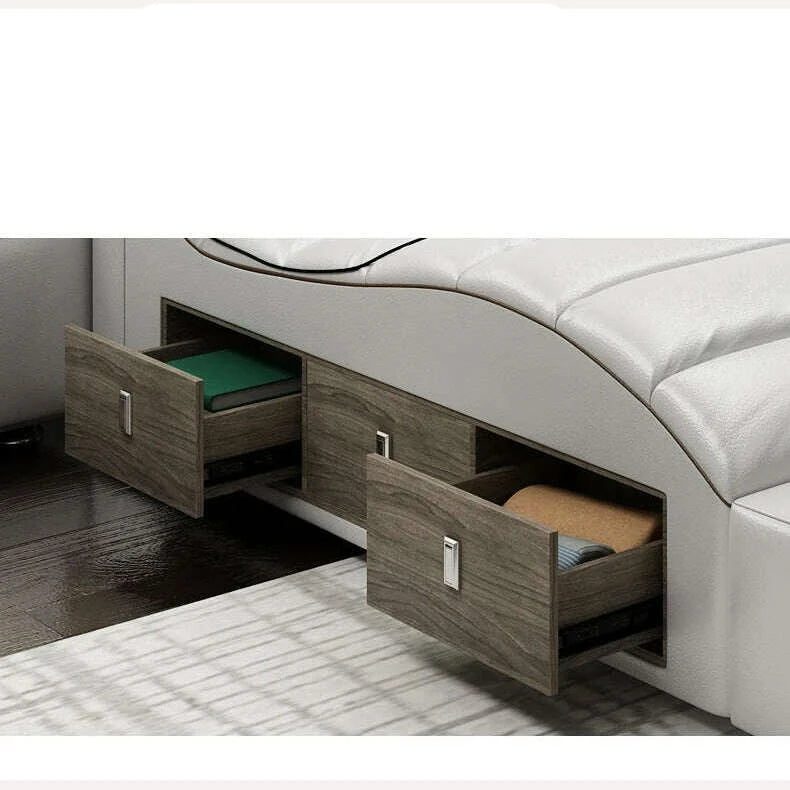 Smart bed frame camas bedroom furniture - KIMLUD