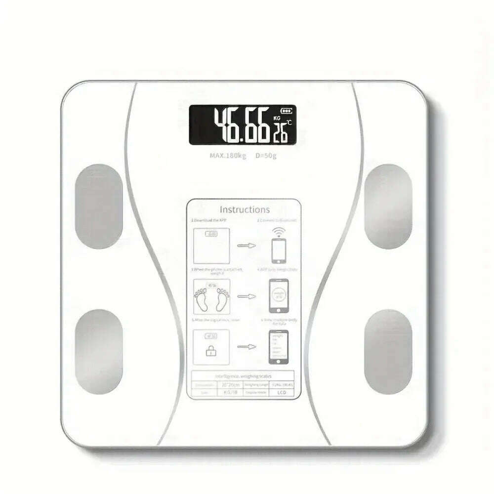 KIMLUD, Smart Body Fat Scale - Bluetooth BMI Analyzer with Wireless Digital Display - Comprehensive Health Insights for Your Bathroom, KIMLUD Womens Clothes