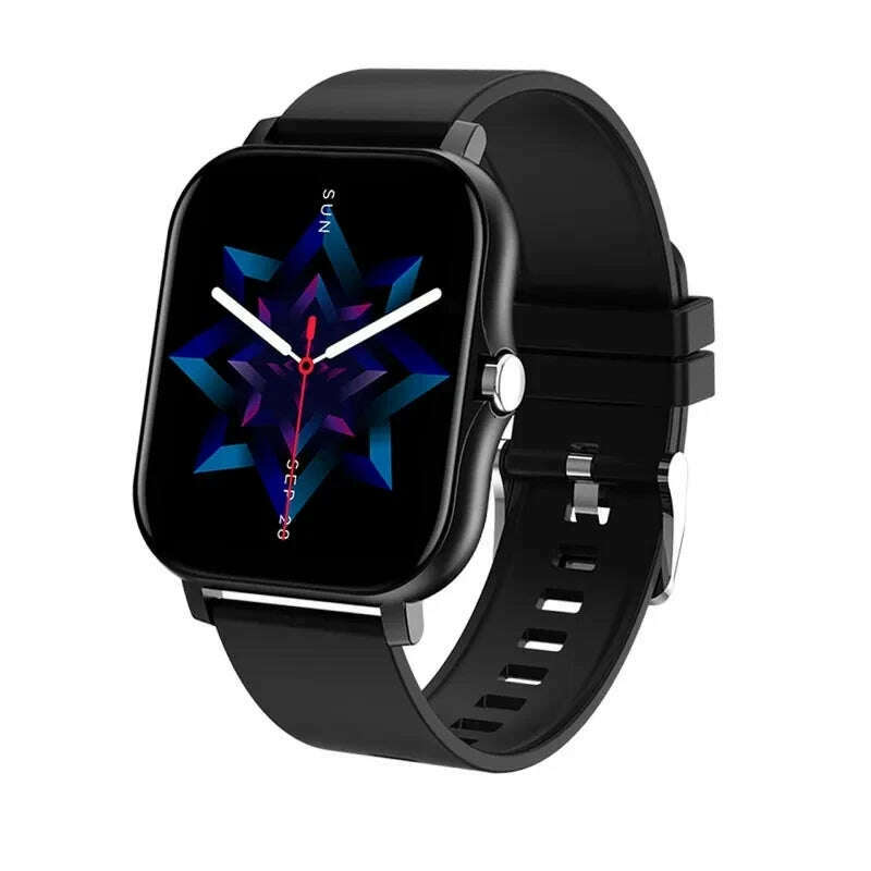 KIMLUD, Smart Watch For Men Women Gift For Xiaomi Full Touch Screen Sport Fitness Watches BT Call Digital Smartwatch Wristwatch 2024 New, Black / Bluetooth calls, KIMLUD APPAREL - Womens Clothes
