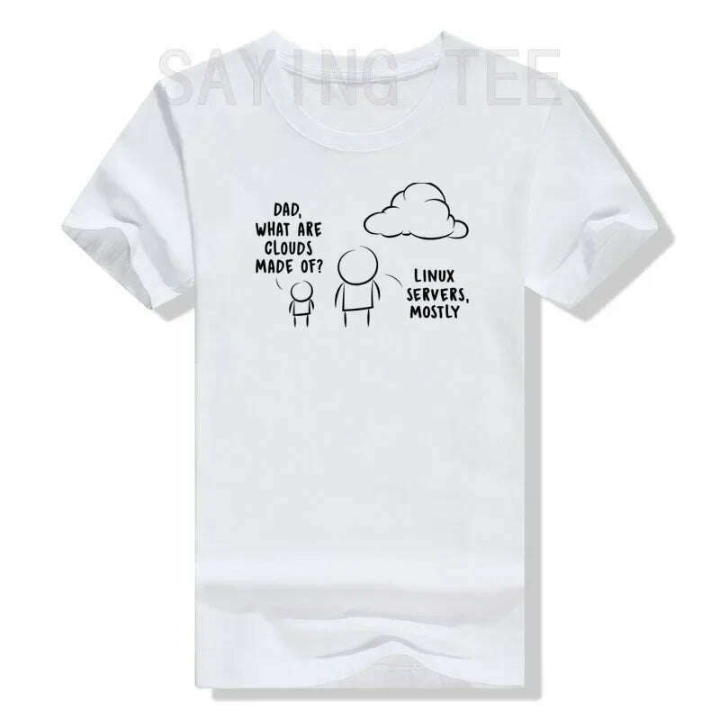 KIMLUD, Software Developer Computer Engineer Nerd - Funny Programmer T-Shirt Cool Computer-Nerd Graphic Tee Tops Short Sleeve Blouses, WHITE / XXXL, KIMLUD APPAREL - Womens Clothes