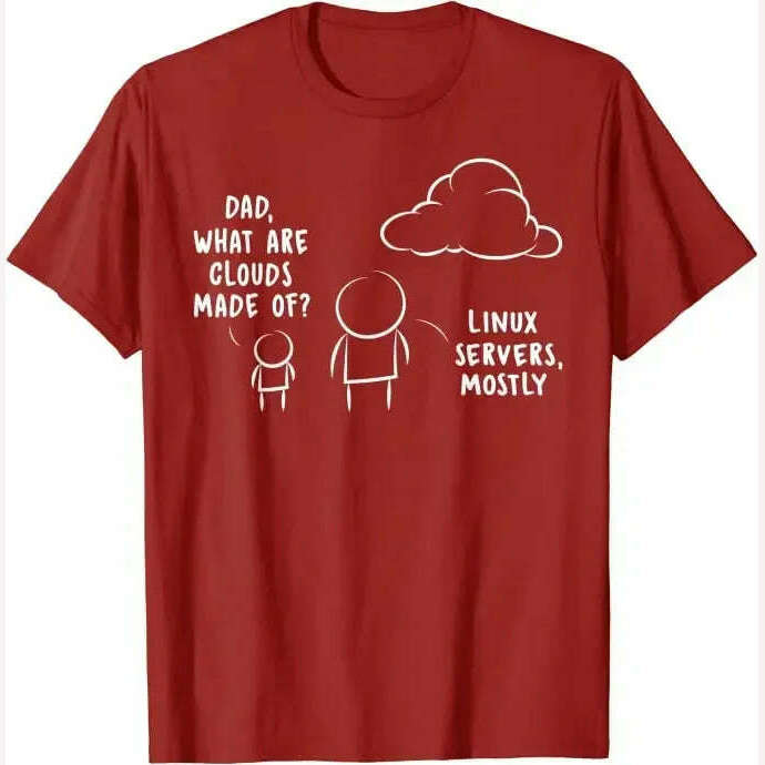 KIMLUD, Software Developer Computer Engineer Nerd - Funny Programmer T-Shirt Cool Computer-Nerd Graphic Tee Tops Short Sleeve Blouses, Red / XXXL, KIMLUD APPAREL - Womens Clothes