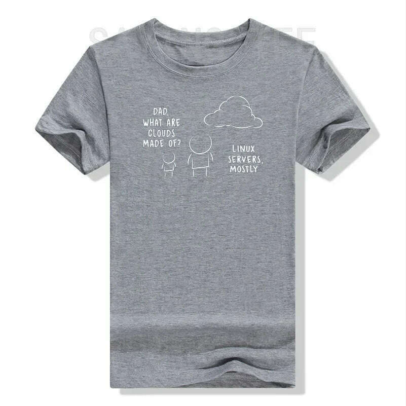 KIMLUD, Software Developer Computer Engineer Nerd - Funny Programmer T-Shirt Cool Computer-Nerd Graphic Tee Tops Short Sleeve Blouses, GRAY / XXXL, KIMLUD APPAREL - Womens Clothes