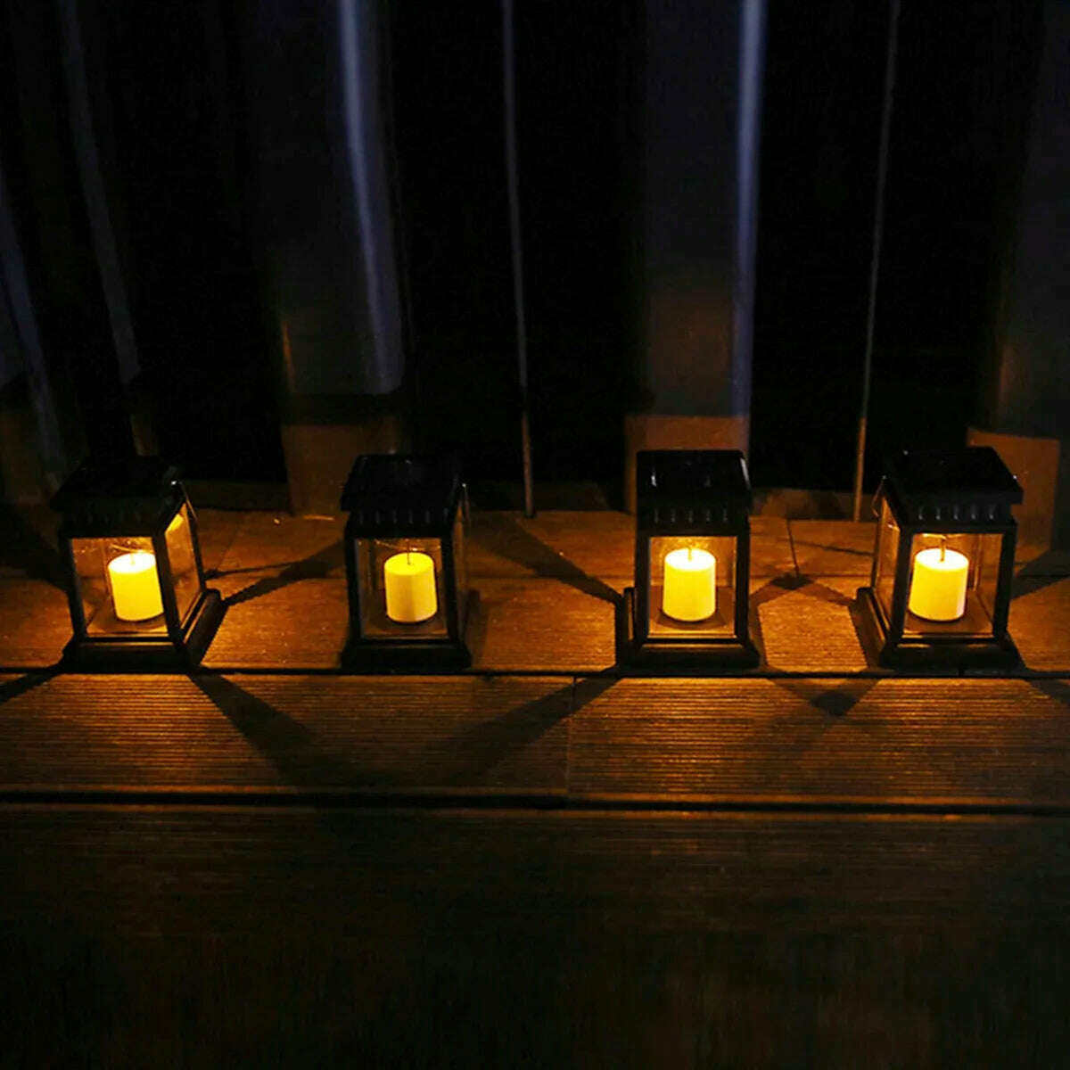 Solar Lights Outdoor Retro Palace Lantern Lights Hanging Candle Lamps Landscape Lighting Floor Lights Garden Decor Solar Lantern - KIMLUD
