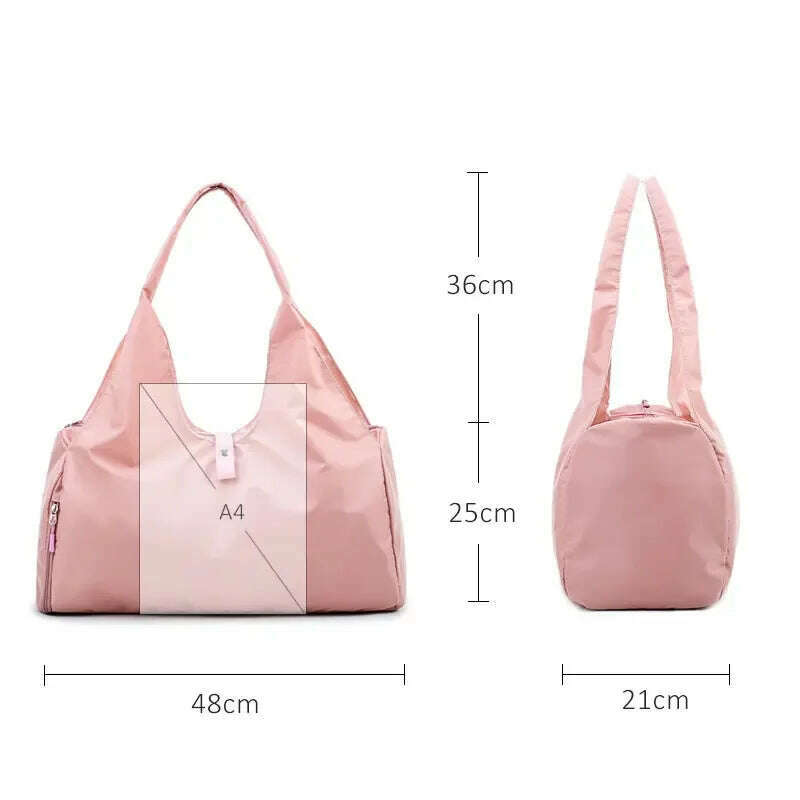 KIMLUD, Solid Yoga Mat Bag Gym Fitness Handbags for Women Men Training Sac De Sports Travel Gymtas Nylon Outdoor Sports Tas Sporttas, KIMLUD Womens Clothes