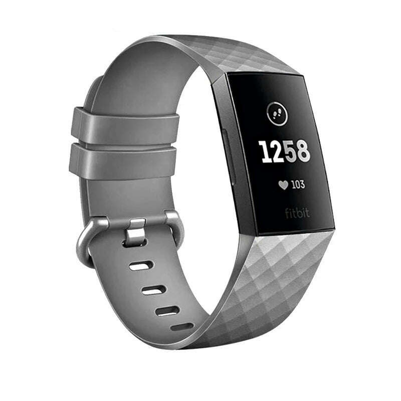 Sport Band For Fitbit Charge 3 / Fitbit Charge 4 Strap Soft TPU Wristband Bracelet Replacement Belt For Charge3 SE Band Correa - KIMLUD
