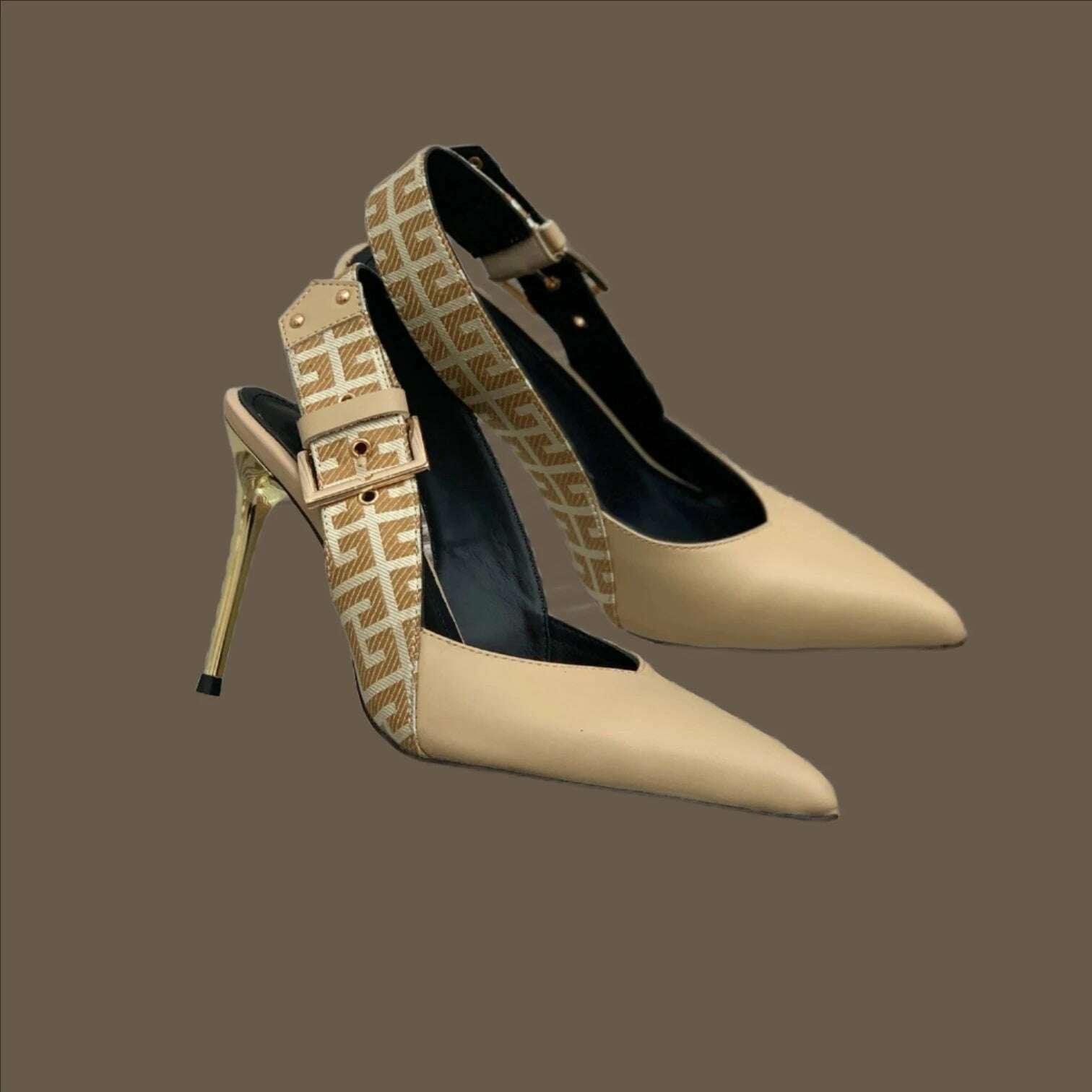 KIMLUD, Spring Autumn Women Women Pumps Fashion Genuine Leather Summer Sandals Super High Heels Print Pumps Slingbacks Party Dress Shoes, as show 4 / 42, KIMLUD APPAREL - Womens Clothes