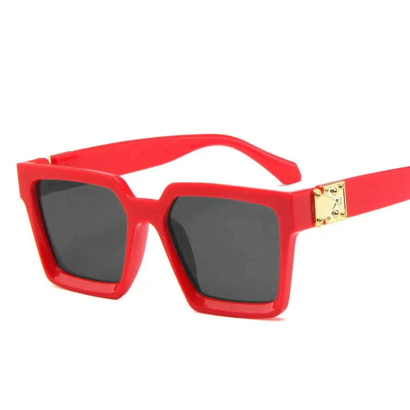 Square Sunglasses Men Luxury Brand Designer Men Eyeglasses Luxury Retro High Quality UV400 Gafas De Sol Hombre