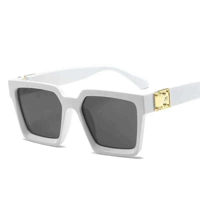 Square Sunglasses Men Luxury Brand Designer Men Eyeglasses Luxury Retro High Quality UV400 Gafas De Sol Hombre
