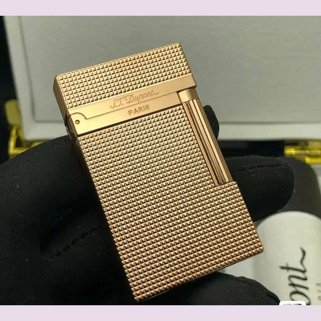 KIMLUD, S.T. Dupont lighter, classic Paris nail style, crisp sound lighter, top manufacturer quality, gift for men, KIMLUD Womens Clothes