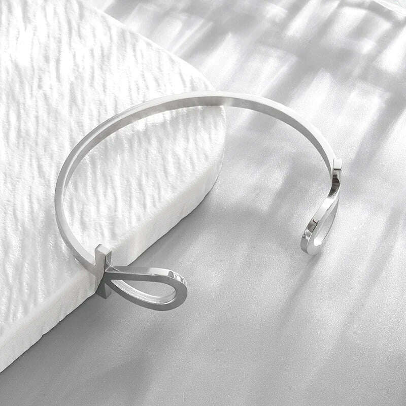 Stainless Steel Ancient Egyptian Ankh Cross Totem Pendant Necklace Men's Pharaoh Life Key Amulet Jewelry - KIMLUD