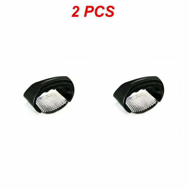 Stainless Steel Garlic Press Manual Arc Garlic Masher Creative Ginger Garlic Chopping Tools Handheld Crusher Kitchen Gadgets - KIMLUD