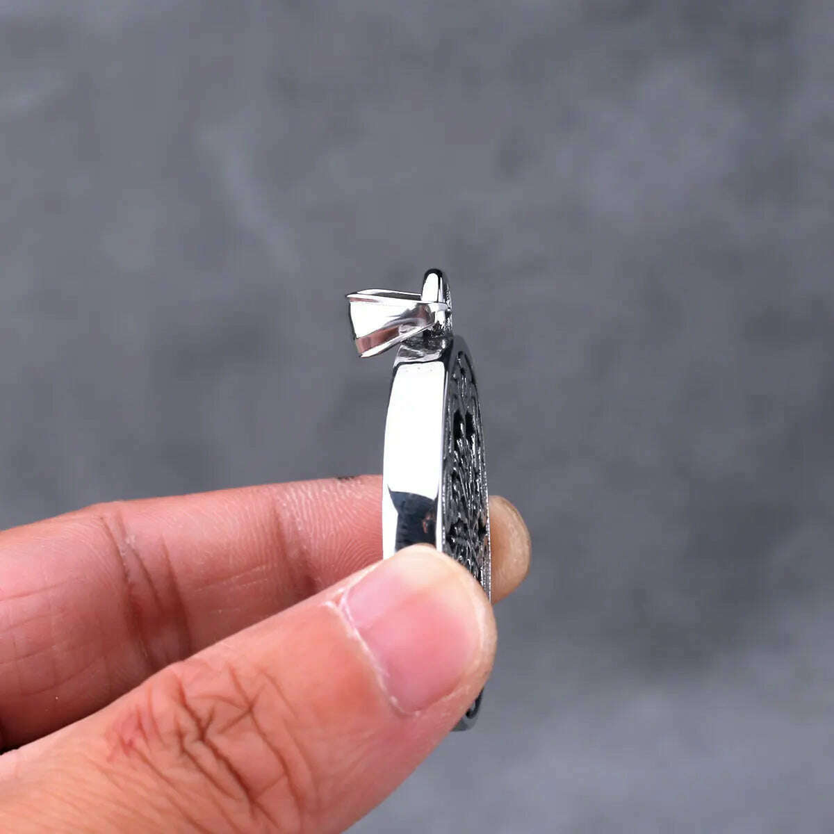 Stainless Steel Viking Tree of Life Necklace Men's Fashion Vintage Hip Hop Biker Charm Pendant Necklace Amulet Jewelry Wholesale - KIMLUD