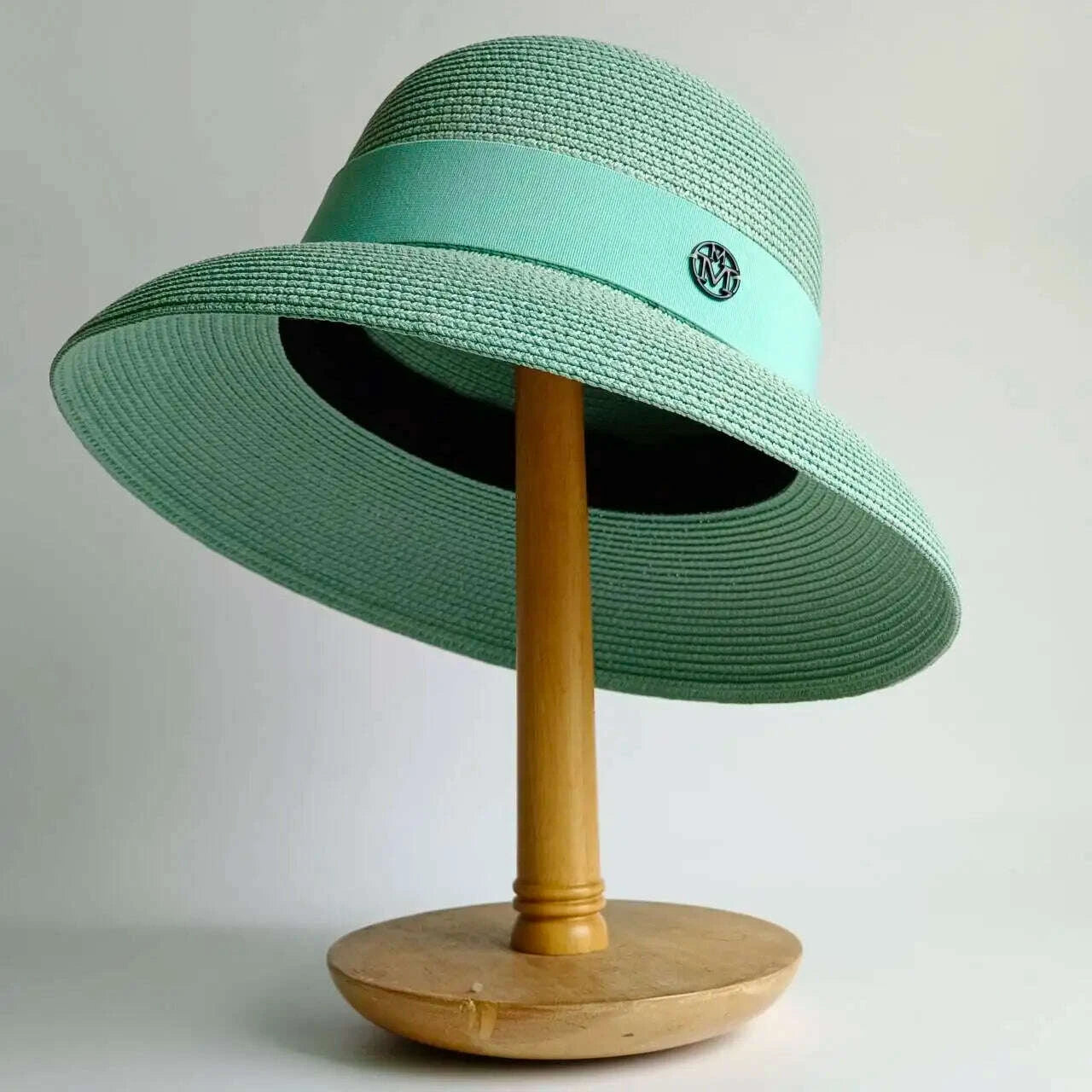 Straw summer hat Red French elegant ladies seaside travel sun hat Hepburn style wide brim hat summer hat