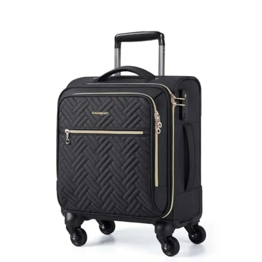 Suitcases Underseat Carry On Softside - Denim | KIMLUD
