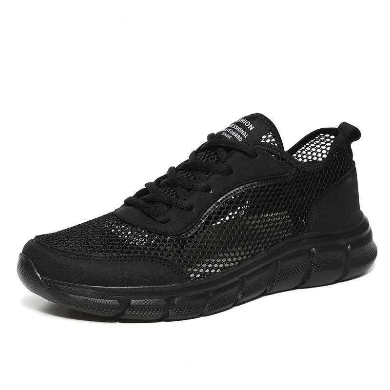 KIMLUD, Summer Mesh Shoes Men Sneakers Breathable Light Men's Casual Shoes Lace-Up Walking Footwear Tenis Masculino Zapatillas Hombre, KIMLUD Womens Clothes