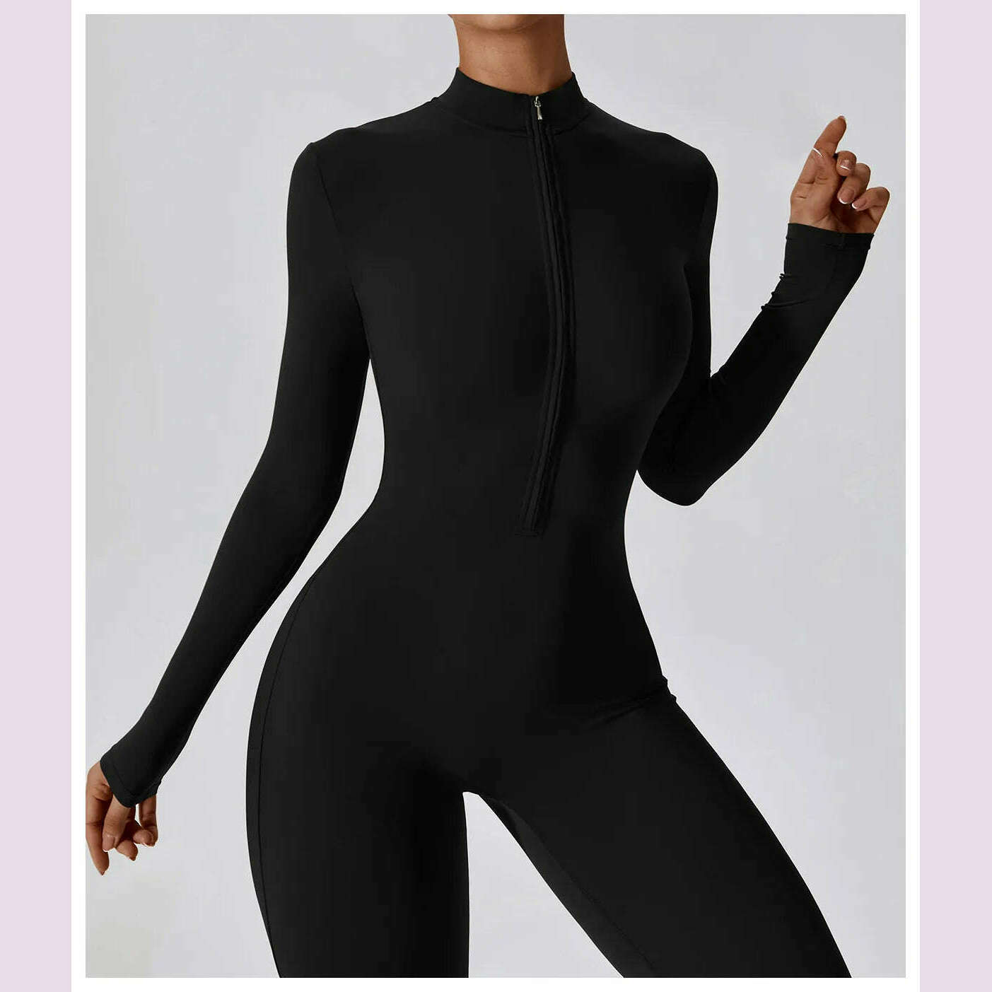 Summer Zipper Workout Jumpsuit Sports Overalls Women Gym Clothing Running Fitness Suits Gym Tracksuit Short Sportswear Yoga Set - KIMLUD