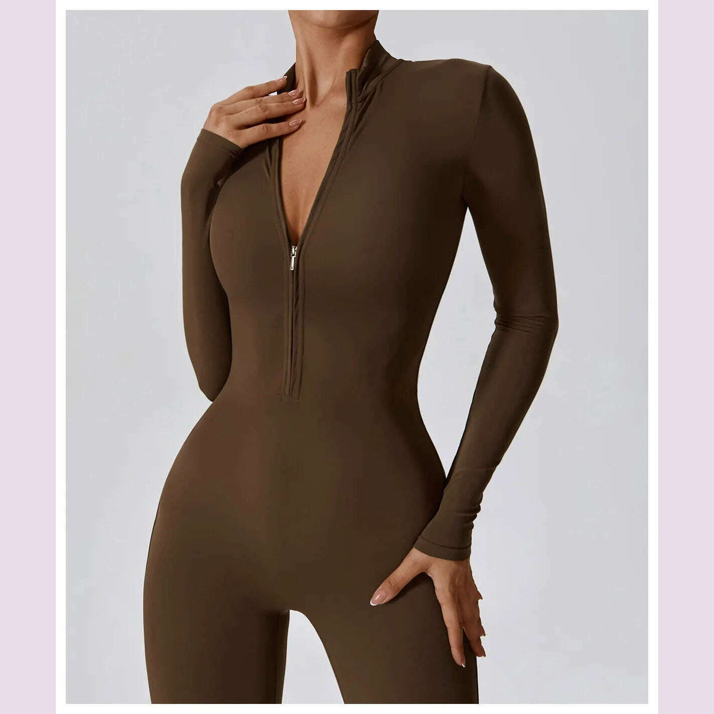 Summer Zipper Workout Jumpsuit Sports Overalls Women Gym Clothing Running Fitness Suits Gym Tracksuit Short Sportswear Yoga Set - KIMLUD