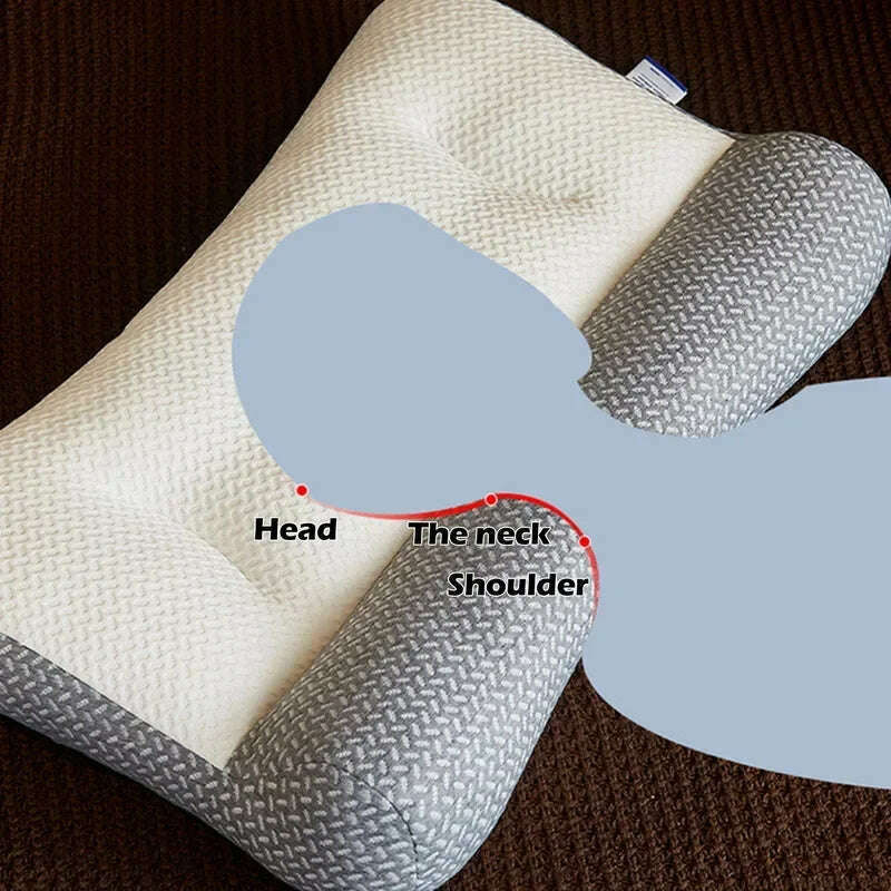 KIMLUD, Super Ergonomic Pillow Orthopedic All Sleeping Positions Cervical Contour Pillow Neck Pillow For Neck And Shoulder Pain Relief, KIMLUD Womens Clothes