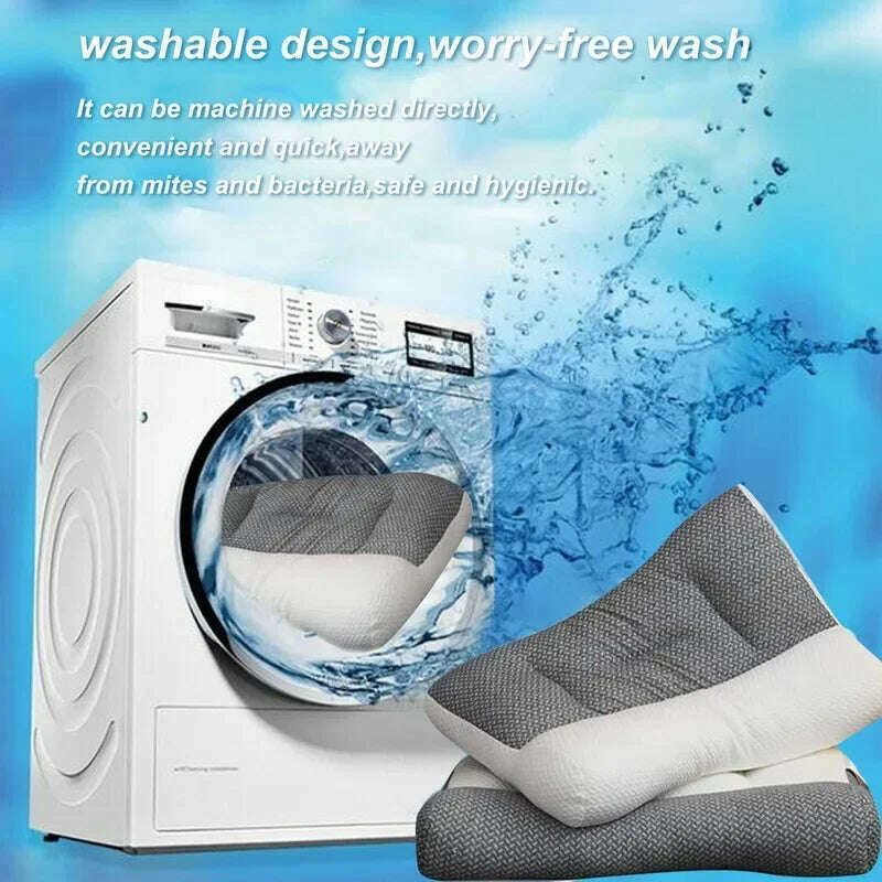 KIMLUD, Super Ergonomic Pillow Orthopedic All Sleeping Positions Cervical Contour Pillow Neck Pillow For Neck And Shoulder Pain Relief, KIMLUD Womens Clothes