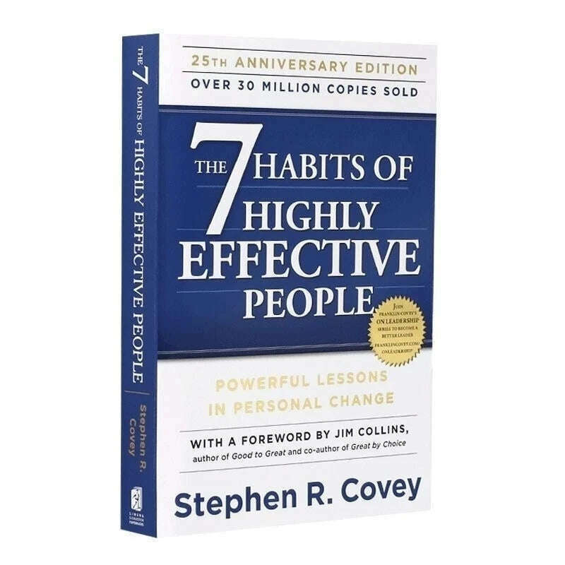 KIMLUD, The 7 Habits of Highly Effective People English Original Book By Stephen R. Covey Professional Management Reading Book, Default Title, KIMLUD APPAREL - Womens Clothes
